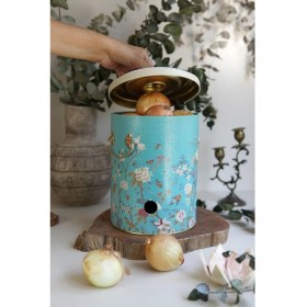 Resim Desenli Soğanlık ve Sebzelik Seti, Şık ve Kullanışlı Mutfak Aksesuarı 