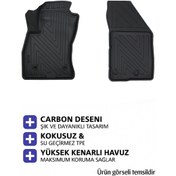 Resim Peugeot Rifter Panelvan 2023 Carbon Desen Havuzlu Paspas Kaymaz 