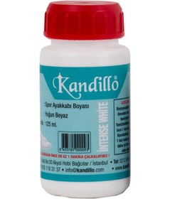 Resim Kanken Kandillo Yoğun Kapatıcı Beyaz Spor Ayakkabı Ve Deri Boyası 125 Ml Beyaz 