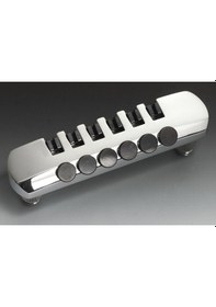 Resim Schaller Fine-Tuning Tailpiece Chrome Elektro Gitar Tailpiece 
