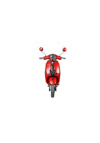 Resim Mobilette Wind5500 Elektrikli Scooter - Kırmızı 