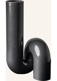 Resim Polspotten Yourtube Seramik Vazo 37 Cm Yükseklik, Metalik Parlaklık, Modern Tasarım Seramik Vazolar Çok Renkli 
