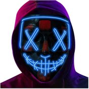 Resim Festival Cosplay Hallow İçin Cadılar Bayramı Maskesi Led Işık Maskesi, Zqkla Diğer 