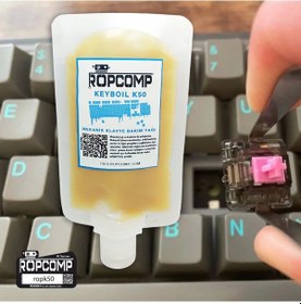 Resim Ropcomp Keyboil Mekanik Klavye Tuş Yay Yağı K50 Mekanik Klavye Tuş Bakım Yağı 