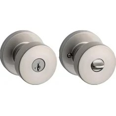 Resim 740 Psk Rdt 15S Pismo Anahtarlı Giriş Kapısı Topuzu, Akıllı Anahtar Güvenliği, Nikel, Yuvarlak 