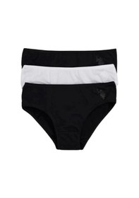 Resim U.S. Polo Assn. U.s. Polo Kız Çocuk Slip Külot 1677 Siyah Siyah 