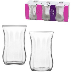 Resim 3lü optikli lav çay bardağı 