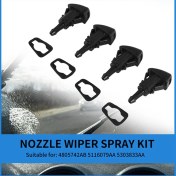 Resim Quarter Stone 16'lı Paket Ön Cam Yıkama Nozulu Silecek Spreyi Kiti Değişimi (Yurt Dışından) 