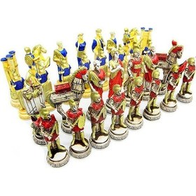 Resim Satranç Taşı Polyester Ortaboy Truva Dekoratif Bertek Dijital Hediyelik 