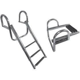 Resim Platform Üstü 4 Basamaklı Teleskopik Merdiven 