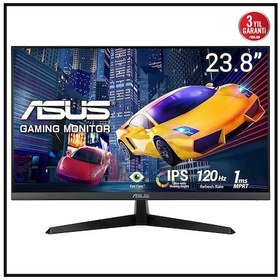 Resim Asus Vy249hgr 23.8" 1ms, 120hz, Full Hd, Hdmı, D-sub, Ips Led, Anti Bakteriyel, Mavi Işık Filtresi, 