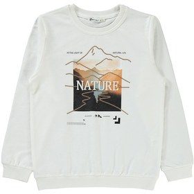 Resim Civil Boys Erkek Çocuk Sweatshirt 6-9 Yaş Ekru 1995859224w1-1 