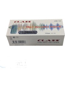 Resim Class USB-123 Araç İçin Mikrofonlu USB/AUX/SD Kart Çevirici Modül 