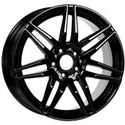Resim EMR-A397-02 8.0x18" -5x112 ET45 66.6 Black Jant (4 Adet) 