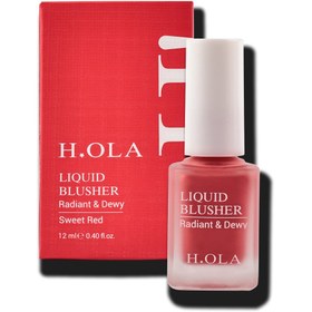 Resim HOLA Kalıcı Yoğun Pigmentli Likit Allık - Sweet Red 