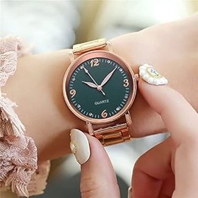 Resim Generisch Bayan saatleri analog kuvars kol saatleri hareket kuvars ışıklı bant bayan High-End saatler saatler Casual saatler kuvars saatler paslanmaz çelik kadın saati çelik çocuk kol saati Dino 