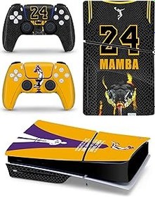 Resim Skins PS5 Slim Disk Sürüm Konsolu ve Denetleyici Kapağı Sticker Wrap Vinil Playstation 5 Slim Disc Edition ile Uyumlu 