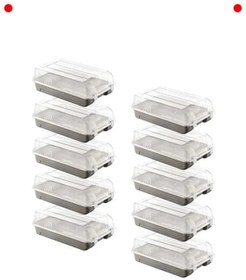 Resim markentegra 10'lu Kadın Ayakkabı Saklama Kutusu Seti - Şeffaf 