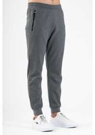 Resim Maraton Sportswear Regular Erkek Ribana Paça Basic Antrasit Melanj Eşofman Altı 21817-antrasit Melanj Antrasit Melanj 