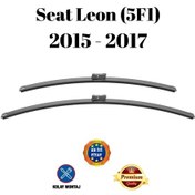 Resim Seat Leon 5f1 2015 2016 2017 Uyumlu Araca Özel Ön Cam Muz Tipi Silecek Süpürgesi Takımı 65/40cm 2li Set Silbak 