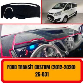 Resim FORD TRANSİT CUSTOM 2012-2020 ÖN GÖĞÜS / PANEL / TORPİDO KORUMASI - KILIFI - HALISI 