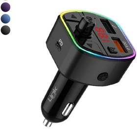 Resim Genel Markalar LinkTech GP14 38W PD + QC3.0 Led Ekranlı FM Transmitter 