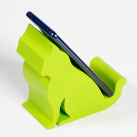 Resim Birlik Sünger Sünger Kedi Masa Üstü Telefon Ve Tablet Tutacağı Yeşil 13x12,5x6 Cm 