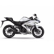 Resim Motiker 2017 Beyaz Yamaha YZF- R25 Sağ Yan Grenaj Sticker Modeli 