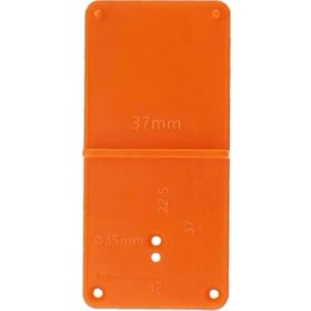 Resim Mingjin Shop 1 B Tarzı Menteşe Delik Delme Kılavuzu Bulucu Delik Açıcı Şablon Kabarcık Seviyesi Cetvel Kapı Dolapları Ağaç Işleme Kılavuzu Yumruk Bulucu Dıy Aracı (Yurt Dışından) 