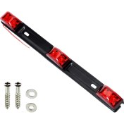 Resim Römork Kuyruk Işık Çubuğu, 14,2 Inç Kırmızı Gümrükleme Tanımlama Kimlik Işaretleme Işığı, Kamyonet Römork Rv Için Braketli (Yurt Dışından) 