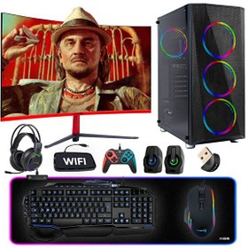 Resim Tx2017 Intel Core i5-3470 27" 8 GB RAM 256 GB SSD 320 GB HDD 4 GB GTX 1050 Ti Curved Masaüstü Oyun Bilgisayarı 
