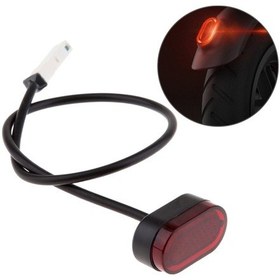 Resim Xiaomi Mijia M365 Elektrikli Scooter Kaykay Güvenlik Uyarısı Yedek Parçaları İçin Yedek Arka Stop Lambası Değişimi Kırmızı 