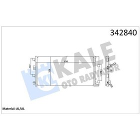 Resim Kale 342840 - Klima Kondenseri Dacıa Duster Al-al 