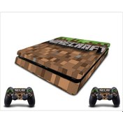 Resim PS4 Slim Minecraft Sticker Seti 