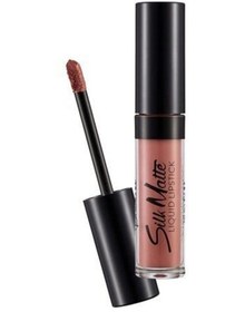Resim Flormar likit mat ruj - silk matte liquid lipstick 002 fall rose 