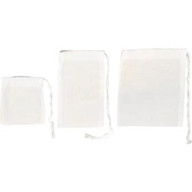 Resim CetKing Bitki Çayı Çay Demleme Demlik Kesesi Süzgeci Yüzde Yüz Pamuk 3'lü Set 