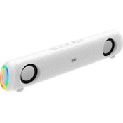 Resim Soaiy SH10 Taşınabilir Kablosuz Bluetooth Hoparlör - Renkli Işıklı Ses Bombası - & USB & Aux - ZORE-219769 