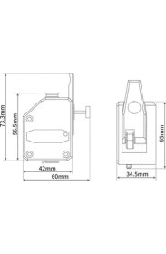 Resim Teknik Filament 3D 3D Yazıcı Bmg Extruder Seti 