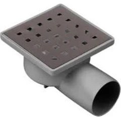 Resim Tema Kare Yer Sifonu Paslanmaz Süzgeçli Yandan Yer Sifonu Q32 Lik 