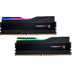 Resim G Skill Gskıll 32gb (2x16gb) Trıdent Z5 Siyah Ddr5 5600mhz Cl36 1.2v Rgb Dual Kit Ram 