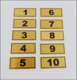 Resim YükselReklam Posta Kutusu Numarası 3,9 Cm X 1,7 Cm 1-10 Adet Yapışkanlı Numara 