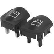 Resim 1 Çift Pencere Anahtarı Düğmesi Kapakları 2038200110 Mercedesbenz Cclass W203 C230 C240 S20241212321 İçin Yedek. 