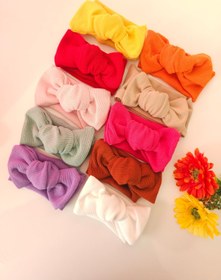 Resim SeherBebeButik Kız Bebek & Çocuk Kaşkorse 10'Lu Bandana Set 