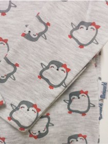 Resim Miniworld 3-18 Ay Kız 2li Cute Penguen Body %100 Pamuk 