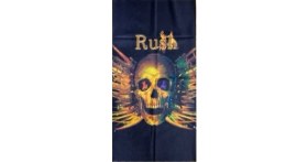 Resim BSxc Bisiklet - Motosiklet Buff Rush Kurukafa Desenli - Siyah Turuncu 