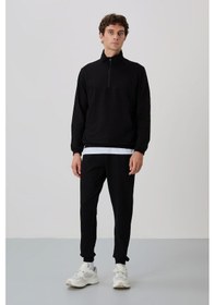 Resim Tommy Life Herbert Siyah Dik Yaka Eşofman Takım - 85233 Siyah 