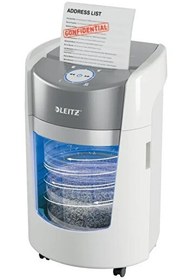 Resim Leitz IQ OptiMax 350 Mikro Kesimli Evrak İmha Makinesi P5 22L - Beyaz 