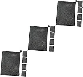 Resim HANABASS 15adet Dayanıklı Polyester Torba Çok Amaçlı Depolama Çantası Yırtılmaya Karşı Dirençli Golf Topları Ve Diğer Spor Eşyaları Için Uygun Boyutunda 