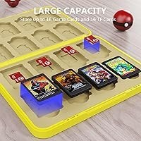 Resim LUCYLANKER Nintendo Switch için birinci sınıf oyun kartı kılıfı, Nintendo Switch Memory Case, 16 yuvalı oyunlar için oyun tutucu, çocuklar için eğlenceli hediye (D) 