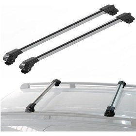 Resim Ford Connect 2014 2021 Uyumlu Trs-1 Kilitli Sistem Ara Atkı Tavan Barı Gri 2 Adet 